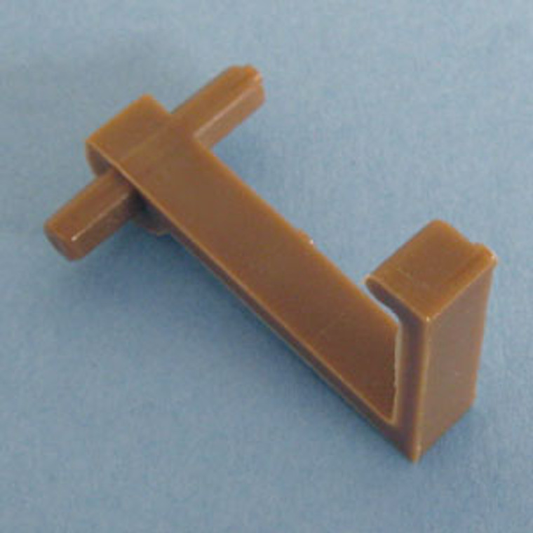 Shelf Support Lockdown 3/4" - 5mm peg, Tan, Pkg of 100