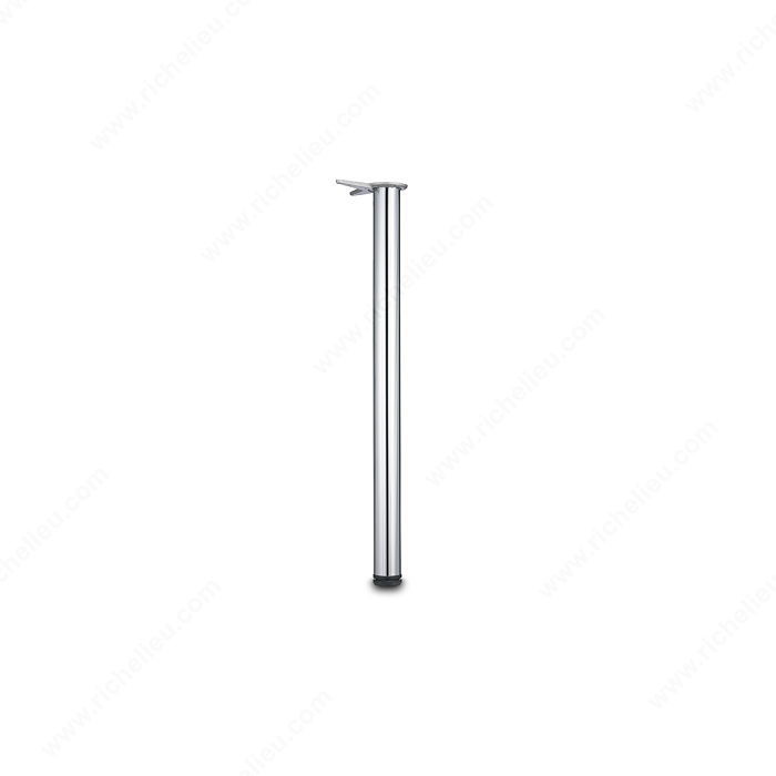 870 mm (34-1/4'') - Adjustable Table Leg - 6158, 30 mm (1- 3/16'') adjustment, Finish Chrome, Features Without UPC Code