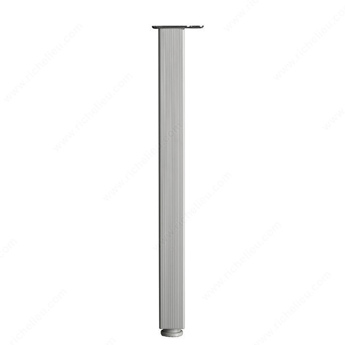 710 mm (28'') - Design Table Leg - 6467, 10 mm (3/8'') adjustment,