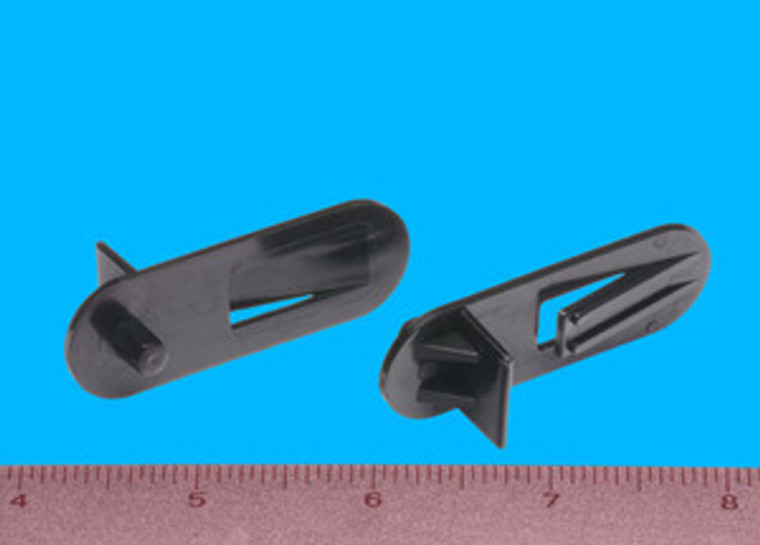 Shelf Support Locking 1/2" - 1/4" peg, Black, Pkg of 1000