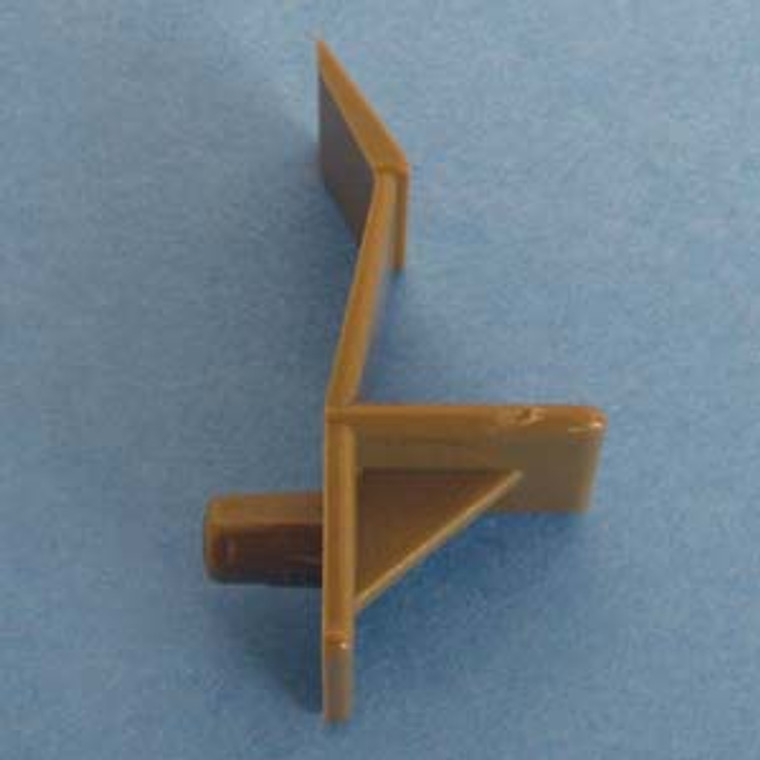 Shelf Support Locking 1/2" - 1/4" peg, Tan, Pkg of 500