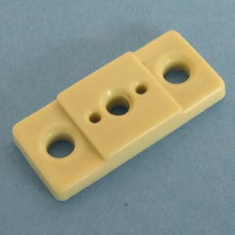 Drawer Slide Spacer 1/4", Almond, Bag of 4