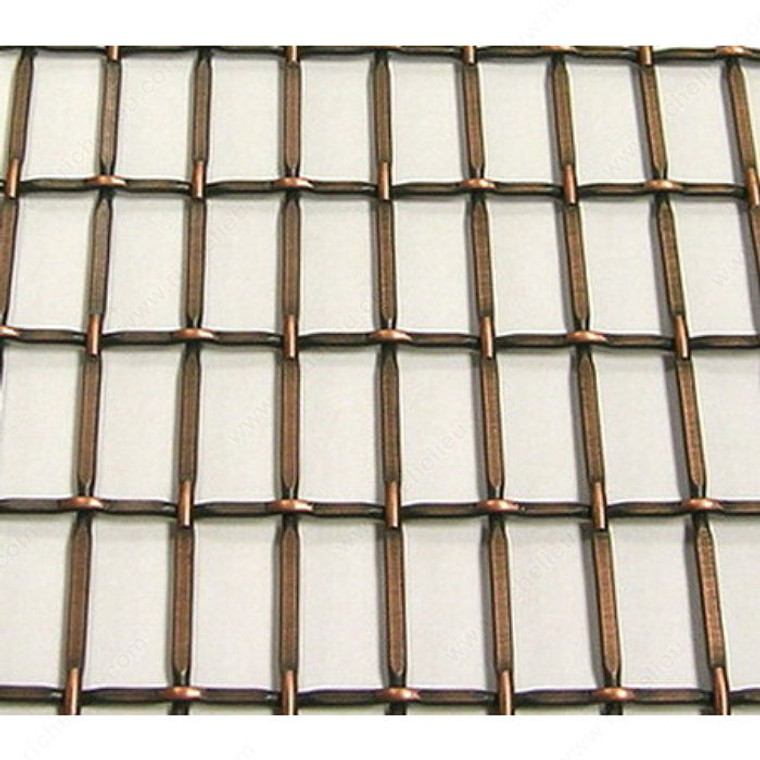 Decorative Wire Mesh - 881, Finish Brushed Oil-Rubbed Bronze