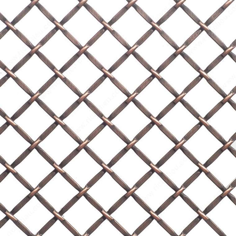 Decorative Wire Mesh - 812, Finish Antique Copper, Width - Overall Dimensions 36 in, Projection - Overall Dimensions 48 mm