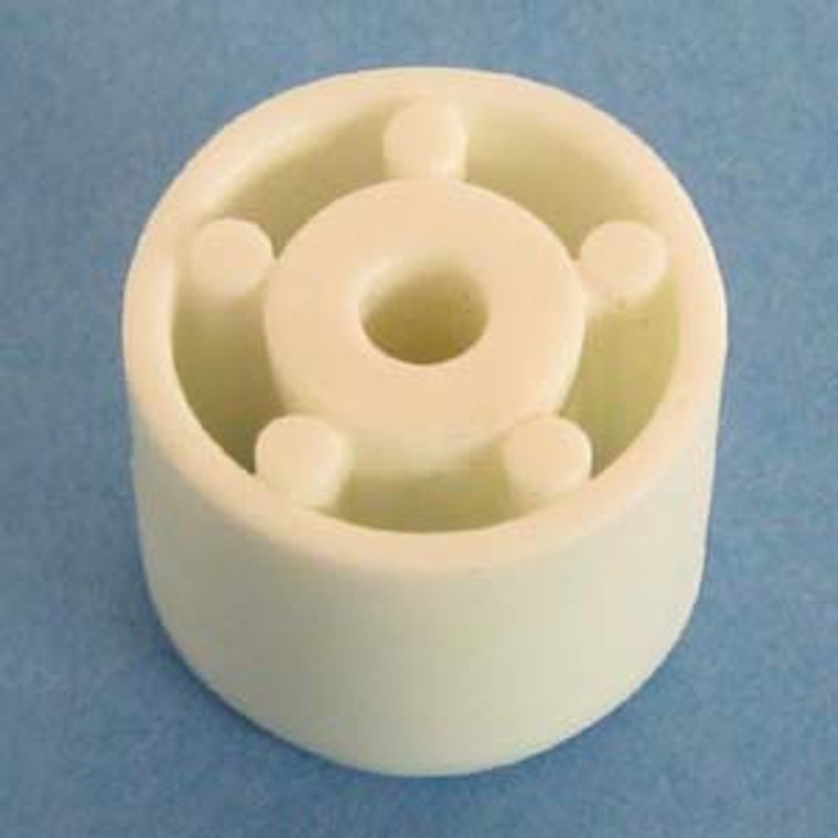 Drawer Slide Spacer (Round) 1/2" x 5/8", White, Pkg of 50