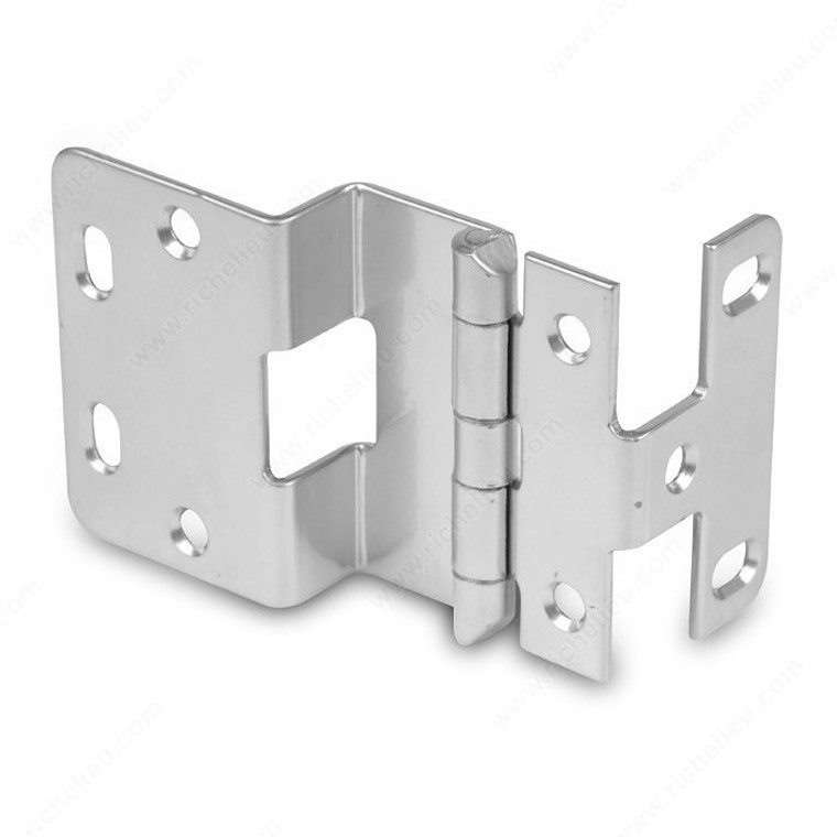 3/4 Overlay Institutional Hinge - Series 370, Finish Stainless Steel, Door Thickness 13/16 in, 50pc pack