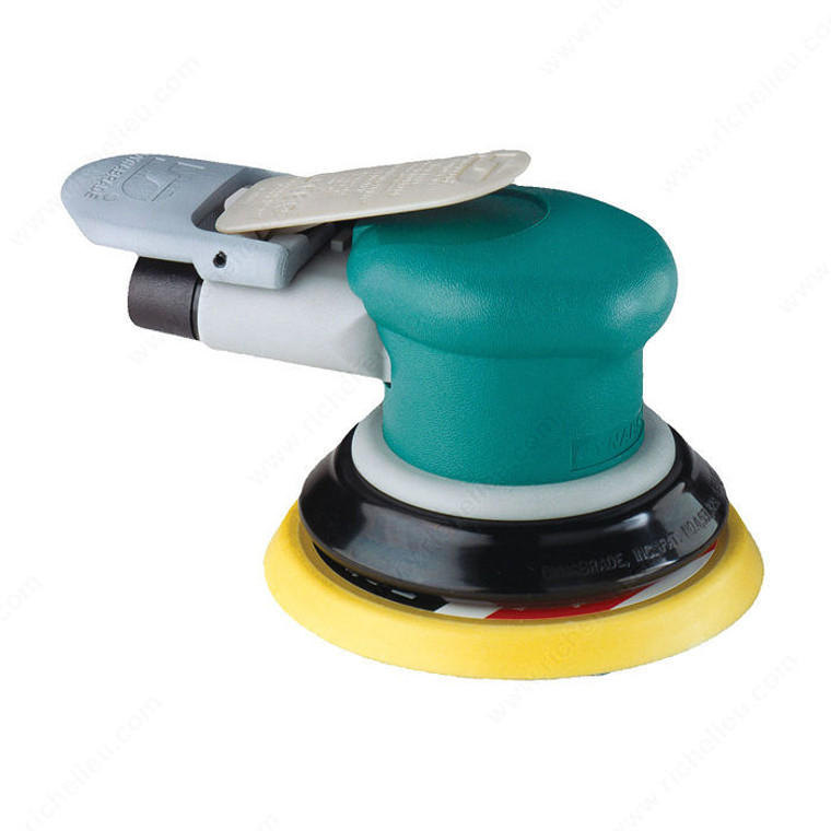 Spirit Light to Medium Duty Sander, Pad Grip-On, Pad Dimension 5", Orbit Diameter 3/32 in, Details Non-Vacuum