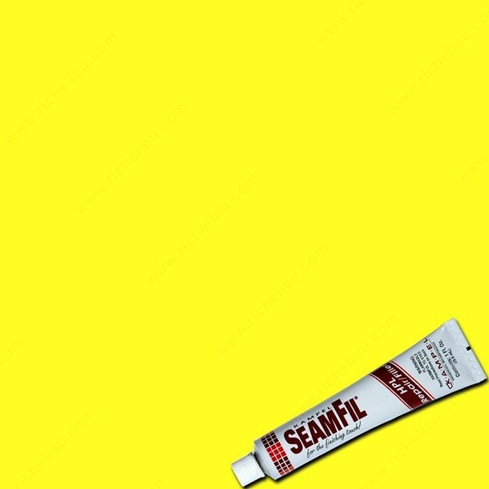 SeamFil Laminate Repair Tube, Details SeamFil Tube, Finish Primary Yellow