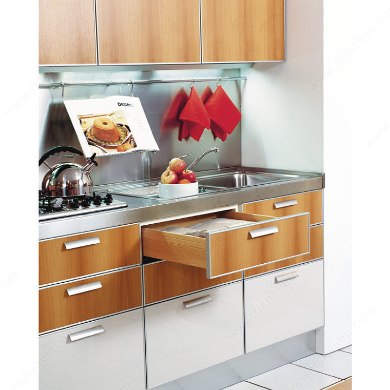 Futura Concealed Undermount Soft Close, Slide Length 229 mm