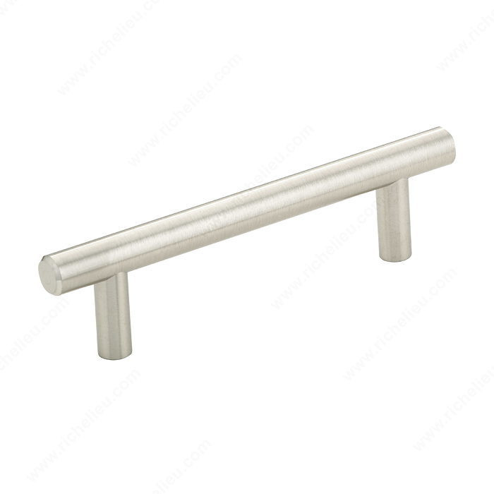 Contemporary Metal Pull - 205, RoHS compliant, Center to Center 96 mm, Finish Brushed Nickel PRO-PACK 5