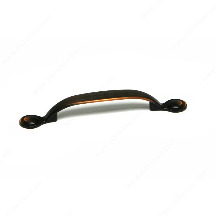 Traditional Metal Pull - 2889, Finish Brushed Oil-Rubbed Bronze, Screw/Nail 8/32 (Included) PRO-PACK 2