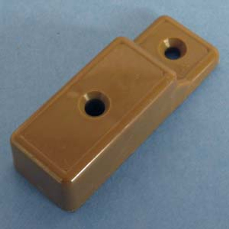 Drawer Slide Spacer Full Extension 15mm, Tan, Bag of 2