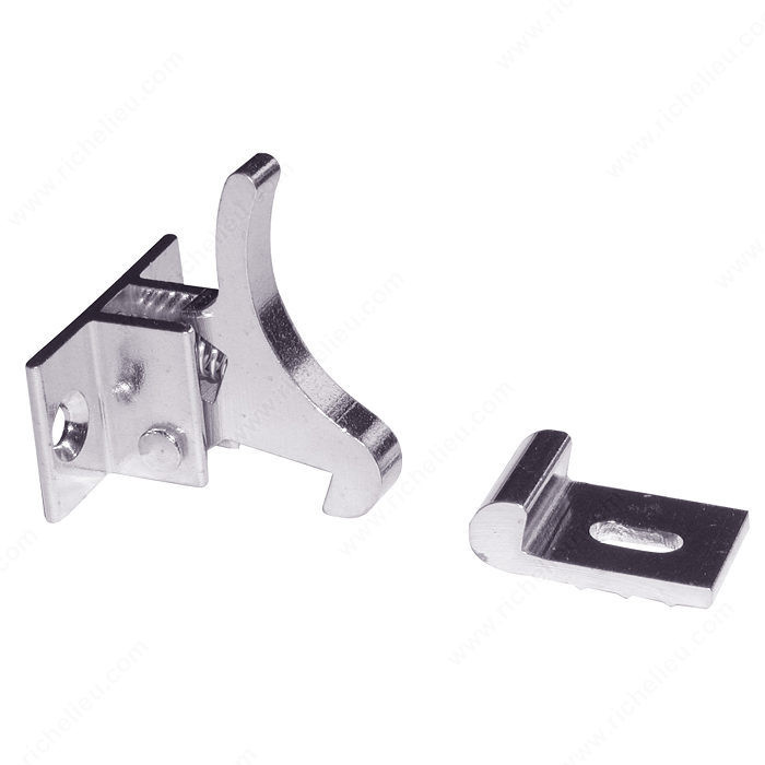 Heavy-Duty Elbow Latch, Screw/Nail Included, Finish Polished Nickel PRO-PACK 2