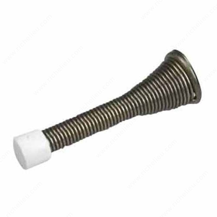 Flexi Door Stop, Protects walls from swing of door., Finish Antique Brass, Projection - Overall Dimensions 3 1/8 in PRO-PACK 5