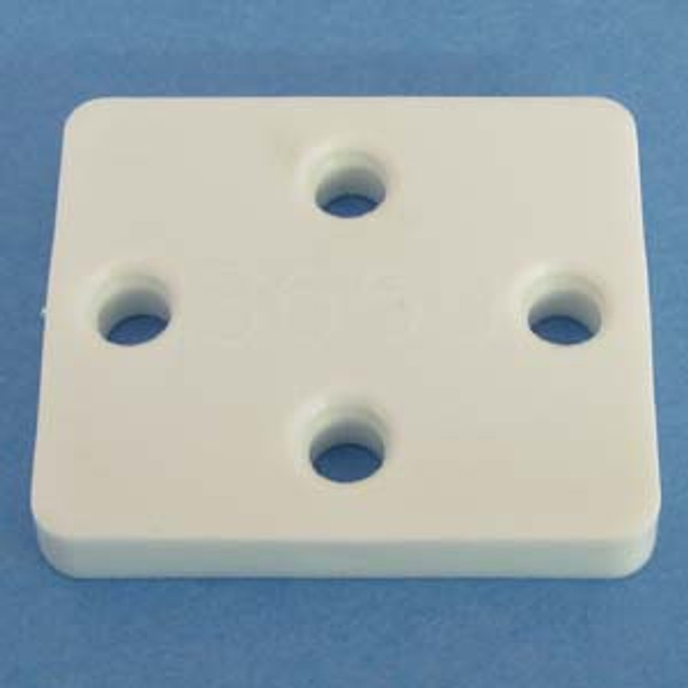 Multi-Purpose Hinge Spacer 1/4", White, Pkg of 100