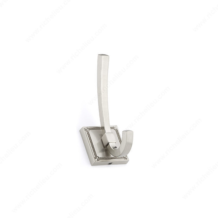 Transitional Metal Hook - 7801, Finish Brushed Nickel