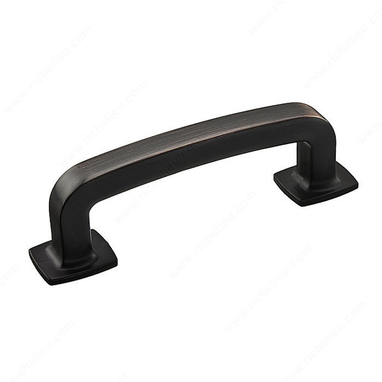 Transitional Metal Pull - 863, Center to Center 3 in, Finish Brushed Oil-Rubbed Bronze, Length - Overall Dimensions 97 mm PRO-PACK 2