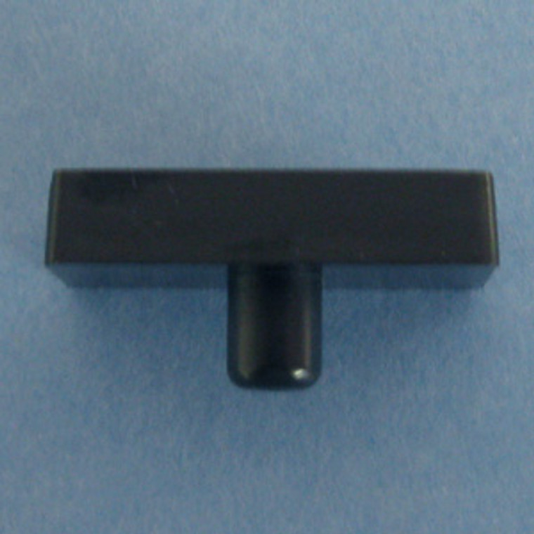 Vertical Divider Clip Black 1/2" with 1/4" peg, Pkg of 100