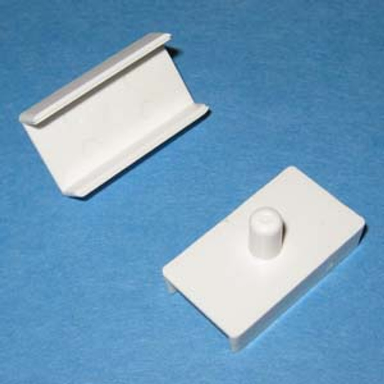 Vertical Divider Clip White 1/2" with 5mm peg, Pkg of 500
