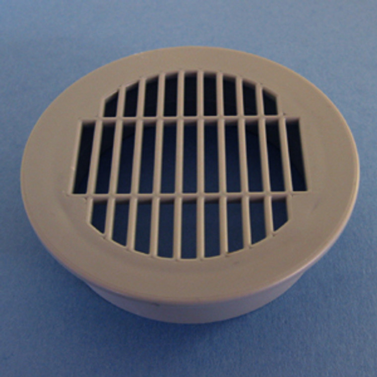 Round Vent Grill Gray 2-1/2", Pkg of 25