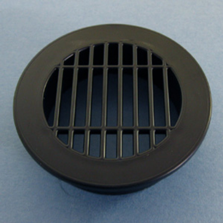 Round Vent Grill Black 2", Pkg of 25