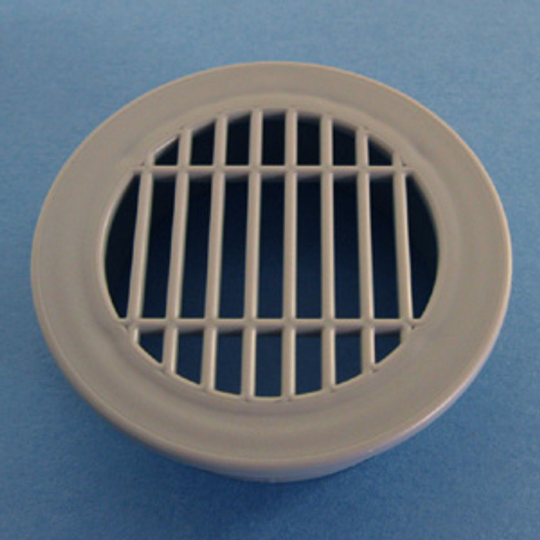 Round Vent Grill Gray 2", Bag of 1