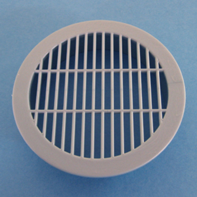 Round Vent Grill Silver 3", Pkg of 50