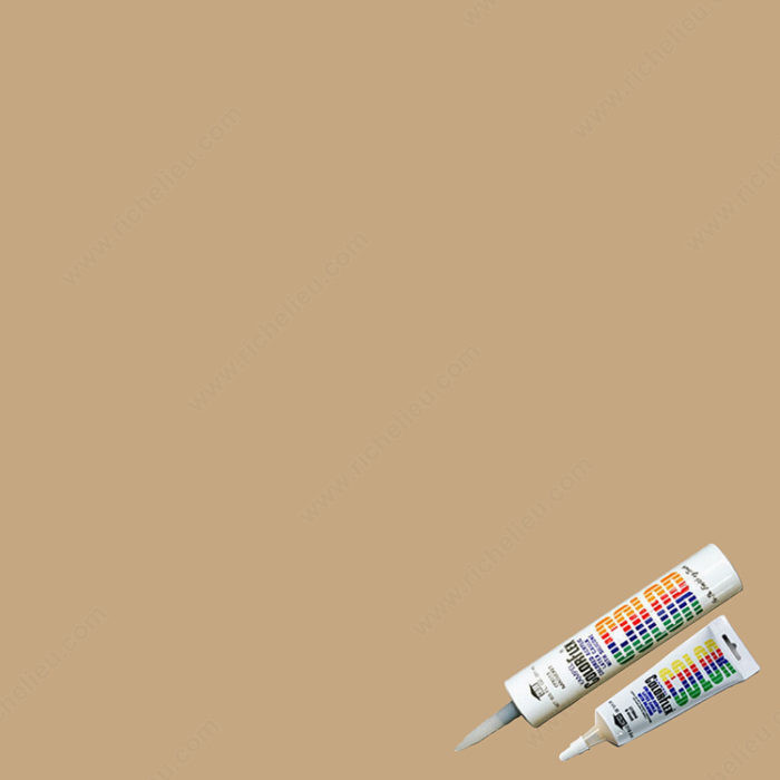 Acrylic Latex Caulk ColorFlex, with silicone, Color Chamois