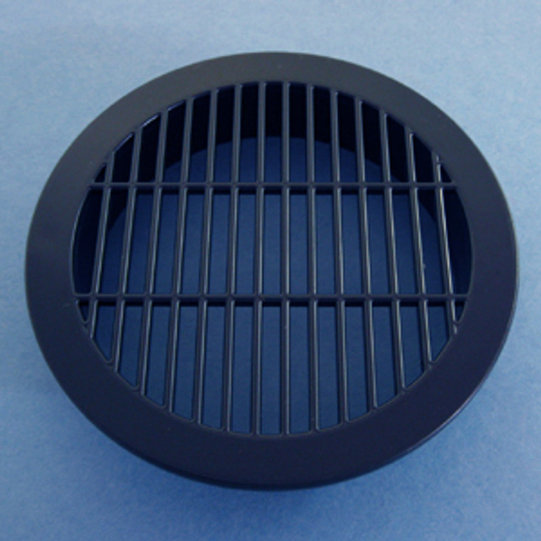 Round Vent Grill Black 3", Bag of 1