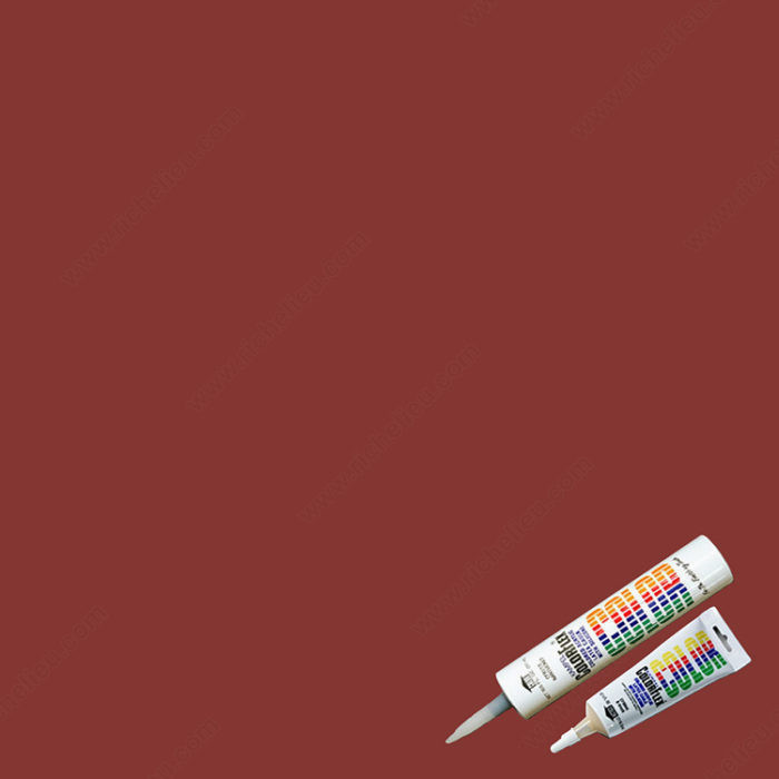 Acrylic Latex Caulk ColorFlex, with silicone, Color Burgundy