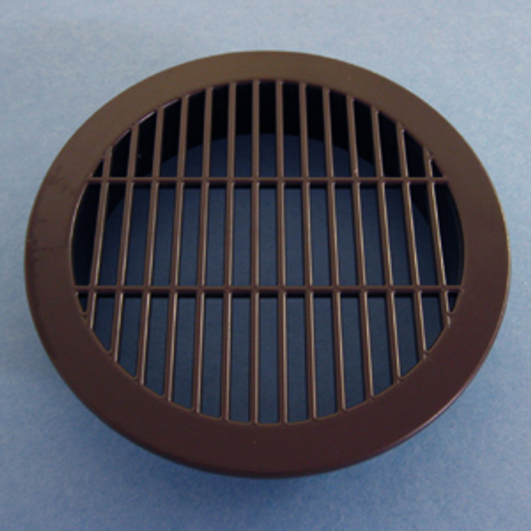 Round Vent Grill Brown 3", Pkg of 25