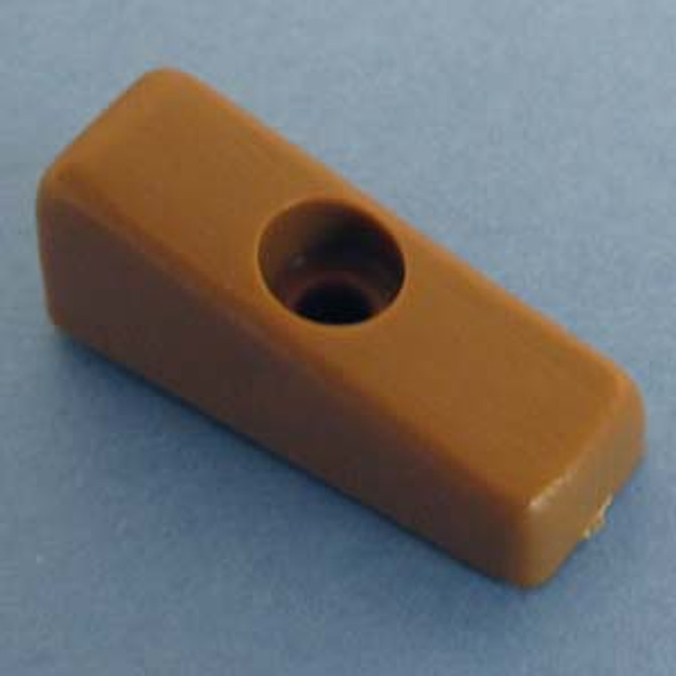 Drawer Bumper With Reference Tab Tan 1/2", Pkg of 50