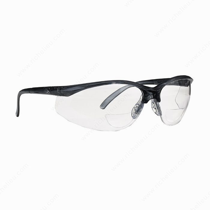 Renegade Reader's Diopter Safety Glasses, Adjustable Arms, Type of Eye Protection 1.5 diopter