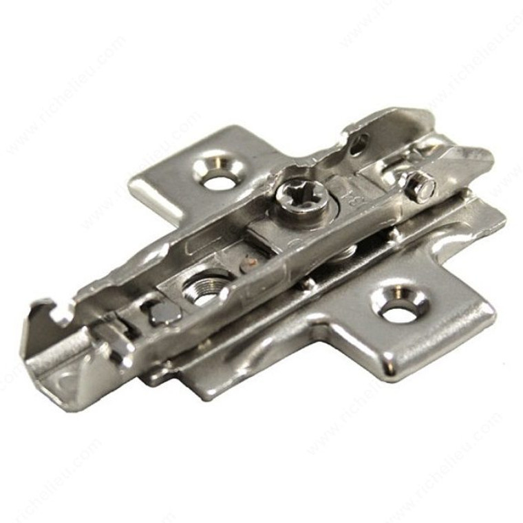Wing Base Plates with 2 Point Fixing, Height 19 mm, Mounting Screw-In PRO-PACK 5