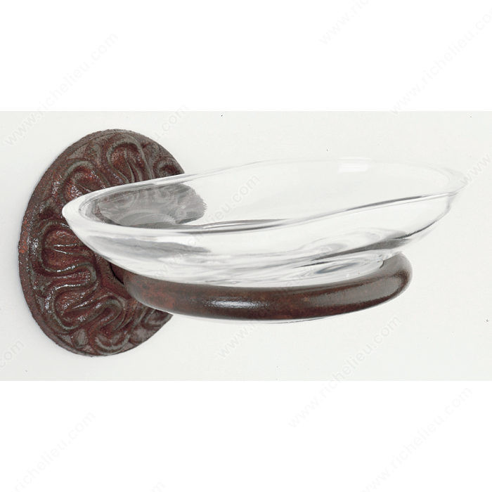 Soap Dish - Louis XV Series, Finish Rust