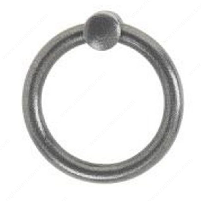 Ring Pull LC5132/5133, Finish Matte Bronze, Diameter - Overall Dimensions 1 5/8 in, Length - Overall Dimensions 1 3/4 in