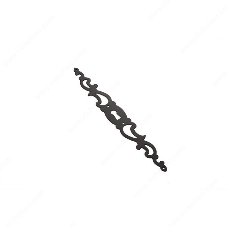Key Escutcheon LC7281, Finish Matte Bronze, Type Vertical