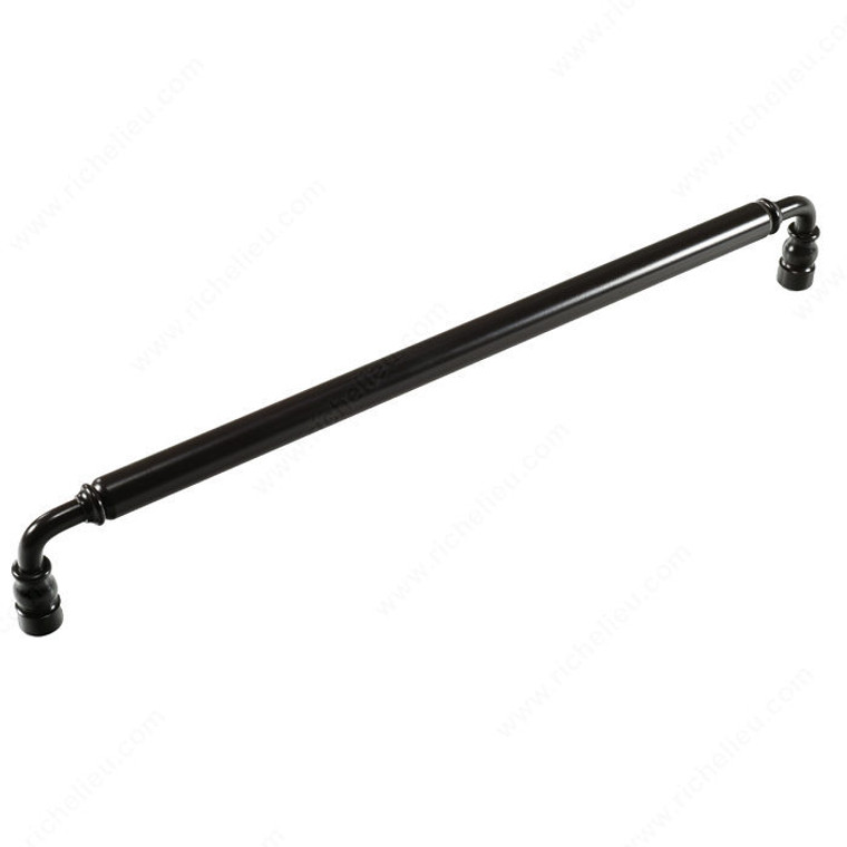 Door Pull LD8019/8079/8089, Finish Satin Black, Center to Center 16 in
