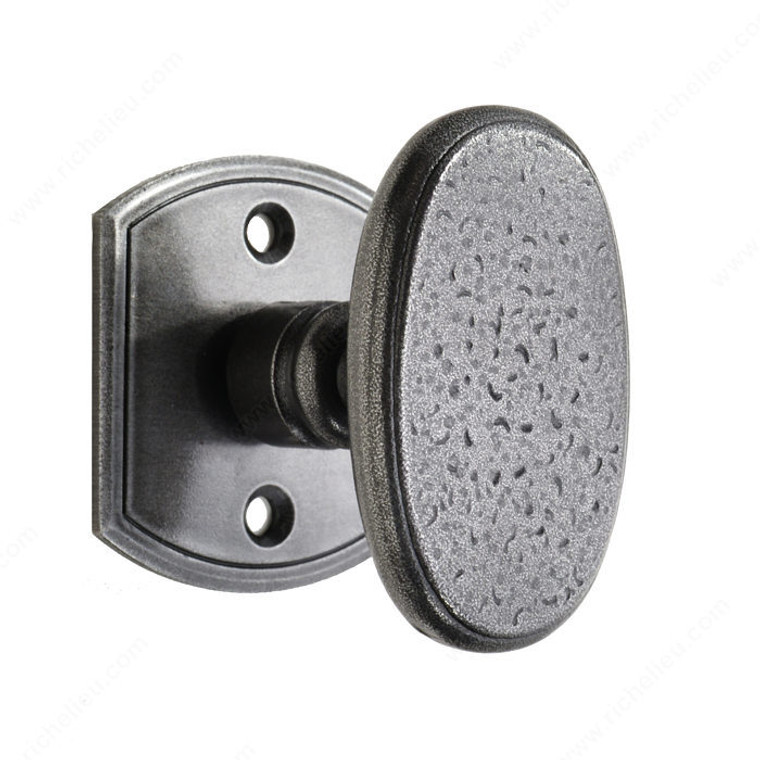 Door Knob LK6120, Finish Matte Bronze
