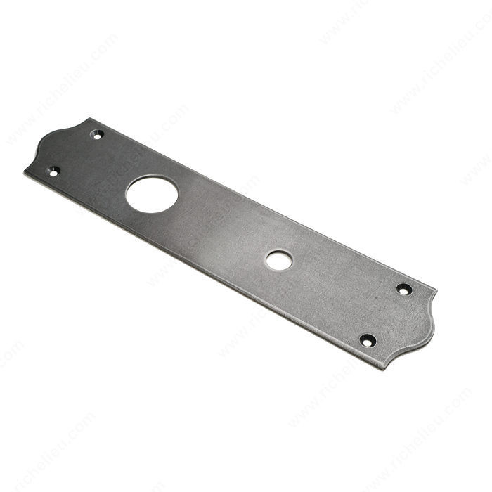 Escutcheon LP7505, Finish Satin Steel, Function Cylinder Escutcheon