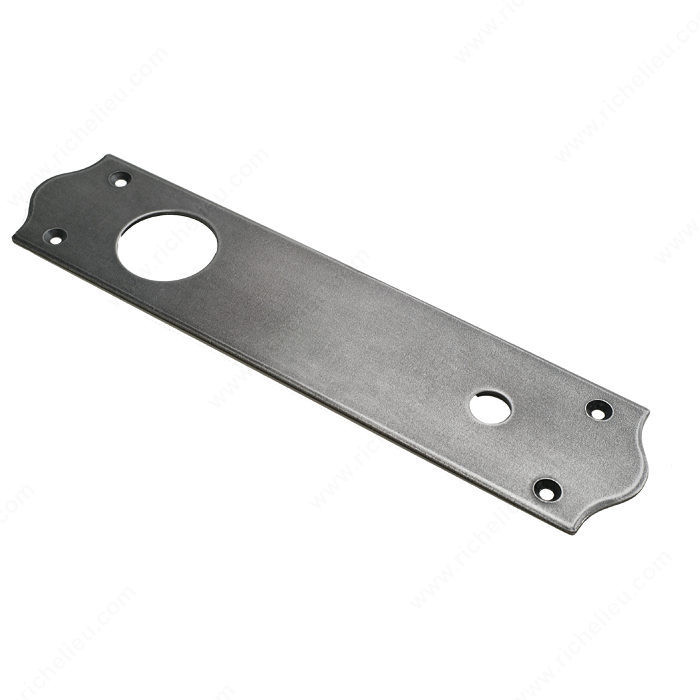 Escutcheon LP7505, Finish Satin Black, Function Emergency Escutcheon