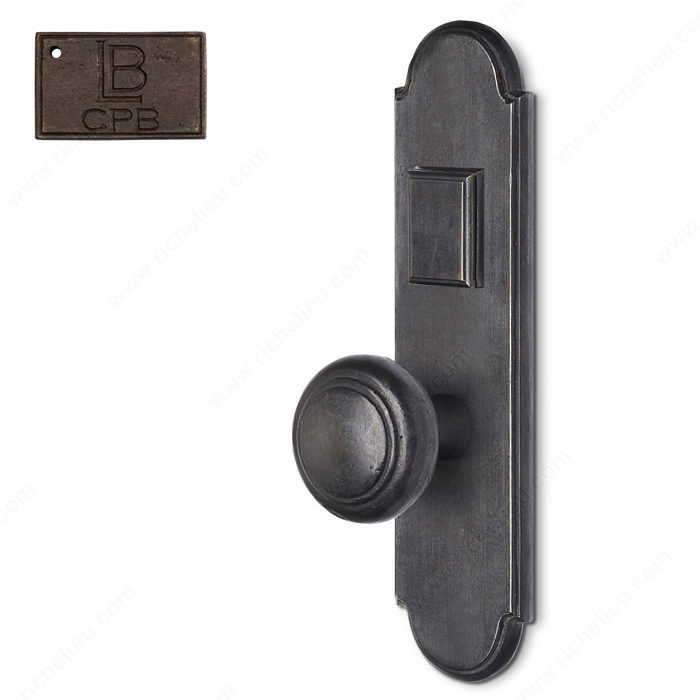 Left Mortise Escutcheon Entry, Knob K3/K3, 2.50 - Montana, Finish Copper Bronze