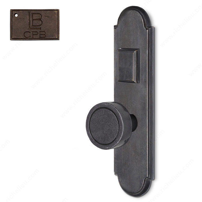Left Mortise Escutcheon Entry, Knob K4/K4, 2.50 - Montana, Finish Copper Bronze