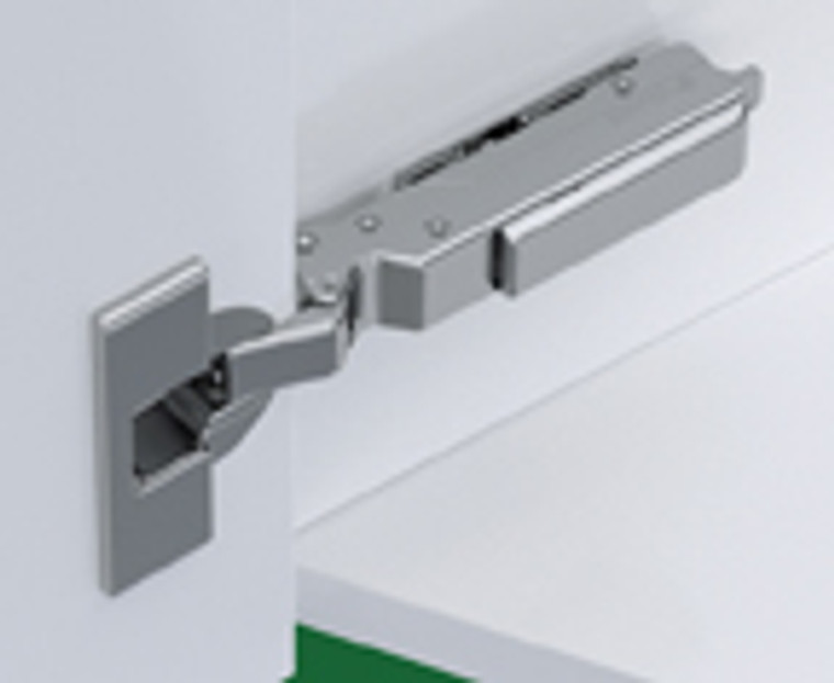 15D Tiomos Angle Corner, Self-Close Hinges, Impresso, 42/45, Overlay