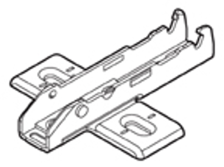 Wing Steel Base Plates for Wood Screws, 3mm