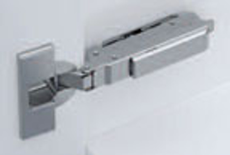 95D Tiomos Thick Door Hinges-Soft-Close, Dowel, 42mm Boring Pattern, Full Overlay/Cranking 00