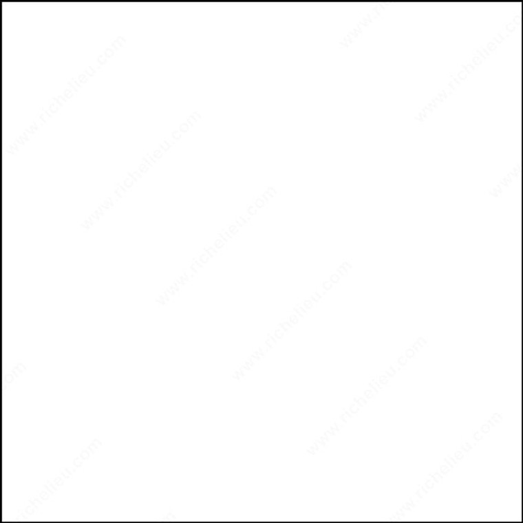 #030 White, Frosty White, Edgebanding Type Thin, Backing Unglued, Width 3/4 in, Thickness 0.018 in