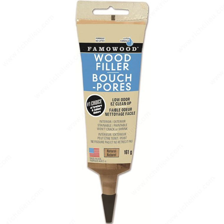 Latex Wood Filler, Finish Natural, Weight/Fill 3.25 oz