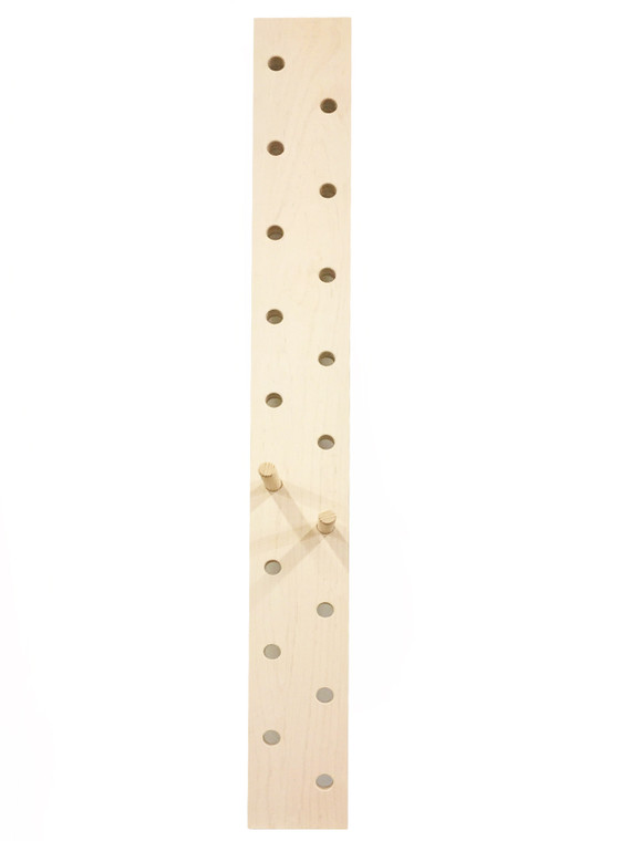 Climbing Peg Board, Gym Pegboard, Crossfit Training, Includes (2) dowels.