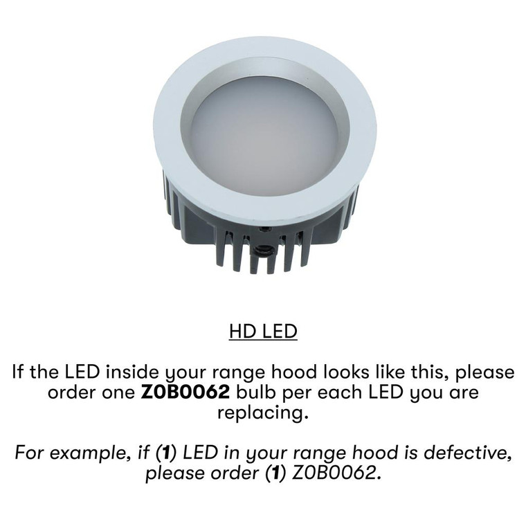 Bulb, Bloom HD LED, 3W - Z0B0032  for  ZEPHYR Z0B0062